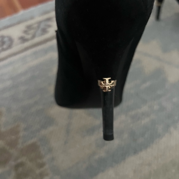 Tory Burch black suede booties - Picture 5 of 10